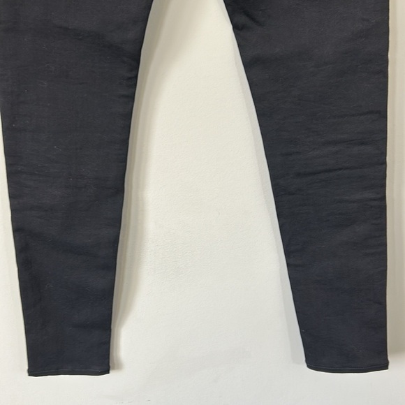 AG JEANS Farrah Skinny Ankle in Luminous Super Black High Rise Sz 25 NEW - Picture 9 of 13